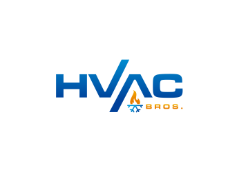 HVAC Bros. logo design by haidar