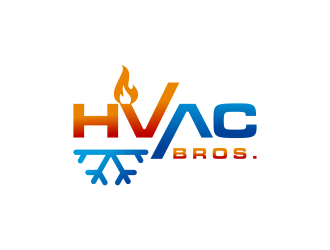 HVAC Bros. logo design by haidar