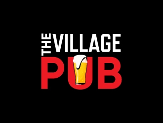The Village Pub logo design by Erasedink