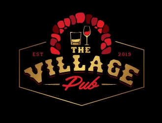 The Village Pub logo design by REDCROW