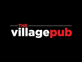 The Village Pub logo design by Erasedink