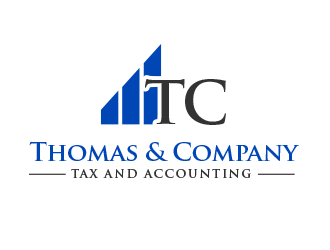 Thomas & Company - Tax and Accounting logo design by BeDesign