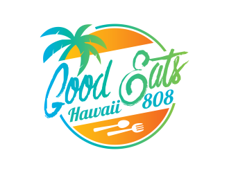Good Eats Hawaii 808 logo design by Dhieko