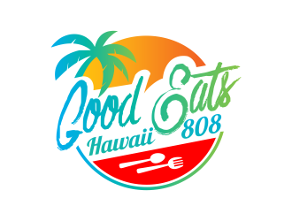 Good Eats Hawaii 808 logo design by Dhieko