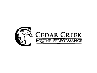 Cedar Creek Equine Performance logo design by torresace