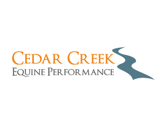 Cedar Creek Equine Performance logo design by Greenlight