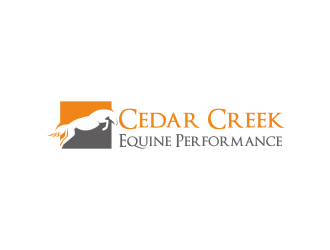 Cedar Creek Equine Performance logo design by Greenlight