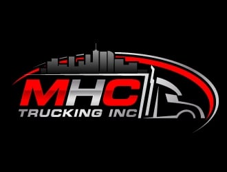 Mile high city trucking inc logo design by jaize
