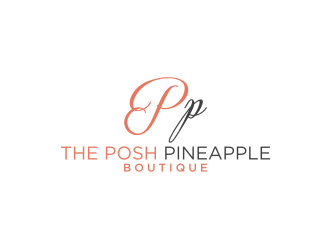 The Posh Pineapple Boutique logo design by bricton