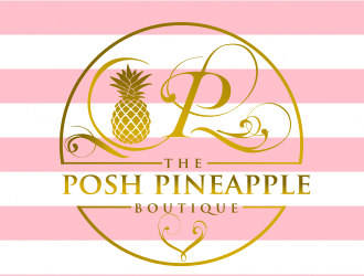 The Posh Pineapple Boutique logo design by Rossee
