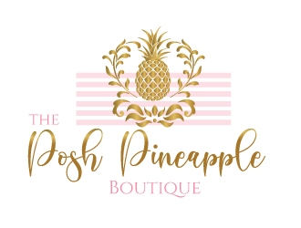 The Posh Pineapple Boutique logo design by Upoops