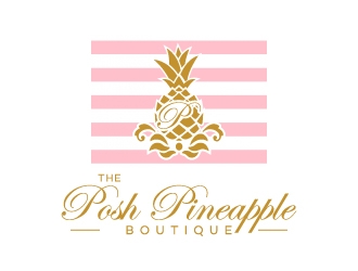 The Posh Pineapple Boutique logo design by KJam