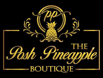 The Posh Pineapple Boutique logo design by MonkDesign