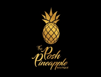 The Posh Pineapple Boutique logo design by MarkindDesign
