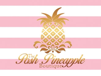 The Posh Pineapple Boutique logo design by logoguy