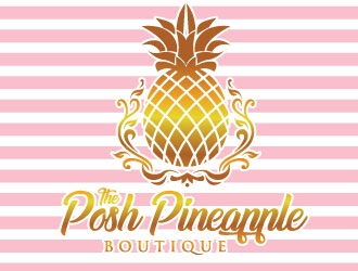 The Posh Pineapple Boutique logo design by logoguy