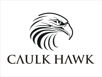 Caulk Hawk logo design by bunda_shaquilla
