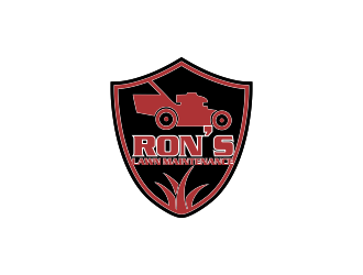 Ron’s Lawn Maintenance  logo design by oke2angconcept
