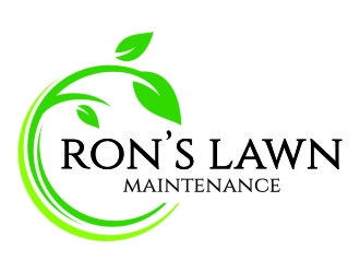 Ron’s Lawn Maintenance  logo design by jetzu