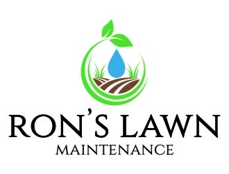 Ron’s Lawn Maintenance  logo design by jetzu