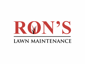 Ron’s Lawn Maintenance  logo design by ingepro
