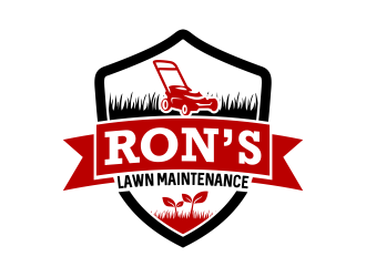 Ron’s Lawn Maintenance  logo design by done