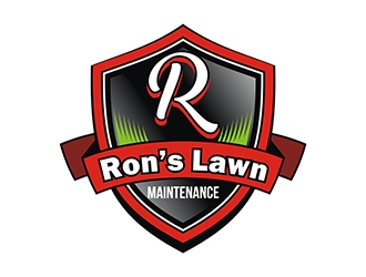 Ron’s Lawn Maintenance  logo design by gitzart