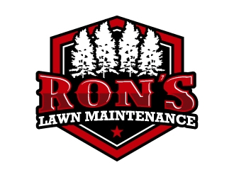 Ron’s Lawn Maintenance  logo design by LogOExperT
