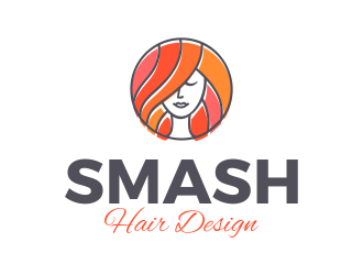 Smash Hair Design logo design by SmartTaste