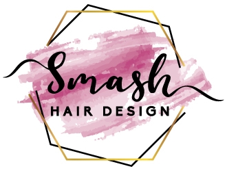 Smash Hair Design logo design by MonkDesign