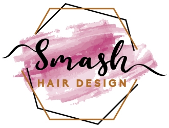Smash Hair Design logo design by MonkDesign