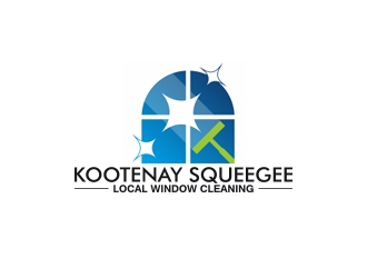 Kootenay Squeegee logo design by sarfaraz