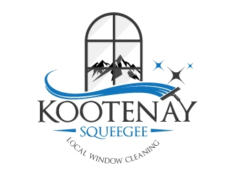 Kootenay Squeegee logo design by Upoops