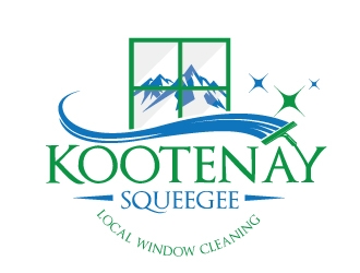 Kootenay Squeegee logo design by Upoops