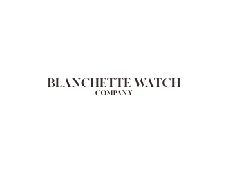 Blanchette Watch Company logo design by Greenlight