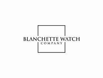 Blanchette Watch Company logo design by ammad