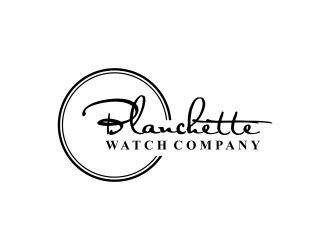 Blanchette Watch Company logo design by ammad
