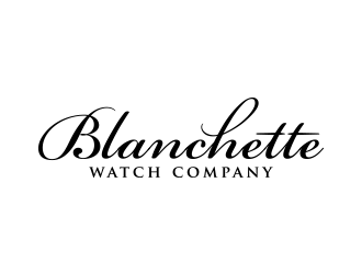 Blanchette Watch Company logo design by lexipej