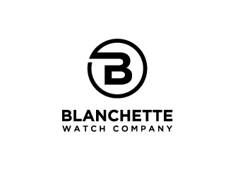 Blanchette Watch Company logo design by labo