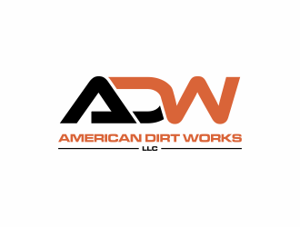 American Dirt Works LLC logo design by hopee