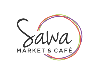 Sawa Market & Cafe  logo design by Gravity