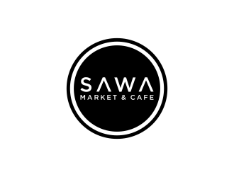 Sawa Market & Cafe  logo design by p0peye