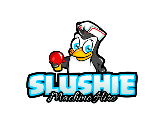 slushie machine hire logo design by SmartTaste