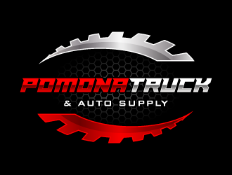Pomona Truck & Auto Supply - Universal Fleet Supply logo design by pencilhand