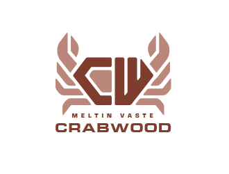 CrabWood   / company name: Meltin Vaste logo design by SOLARFLARE