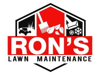 Ron’s Lawn Maintenance  logo design by PMG