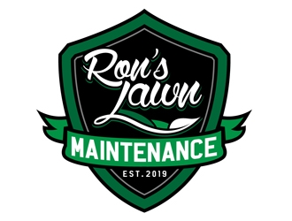 Ron’s Lawn Maintenance  logo design by DreamLogoDesign