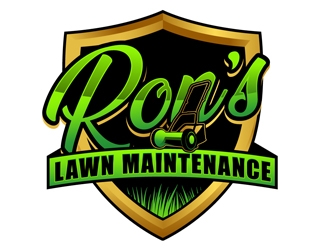 Ron’s Lawn Maintenance  logo design by DreamLogoDesign