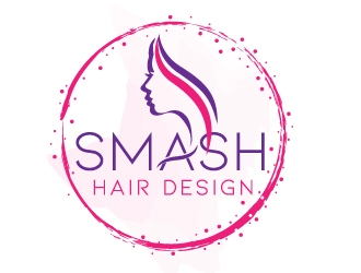 Smash Hair Design logo design by jaize