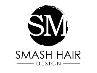 Smash Hair Design logo design by BeDesign